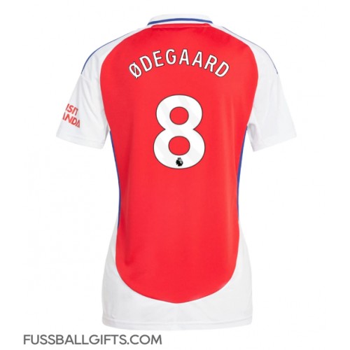 Arsenal Martin Odegaard #8 Fußballbekleidung Heimtrikot Damen 2024-25 Kurzarm